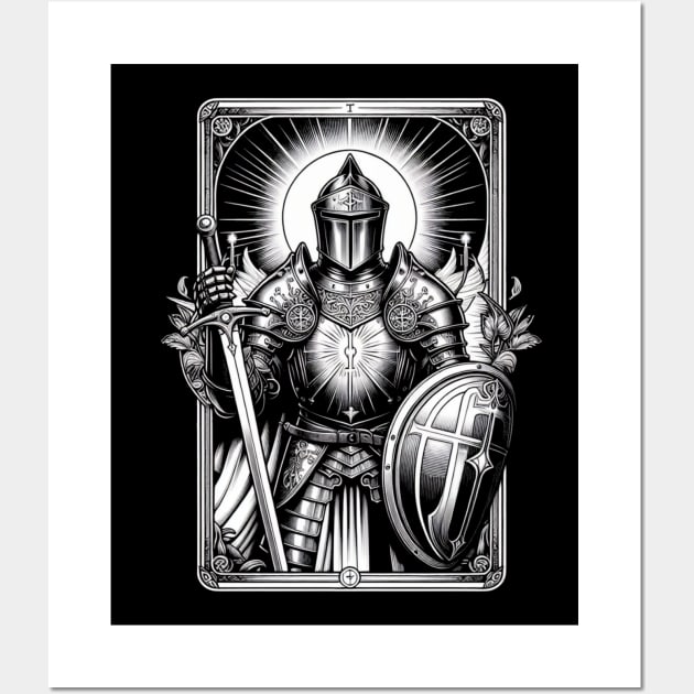 Paladin Tarot Wall Art by OddlyNoir